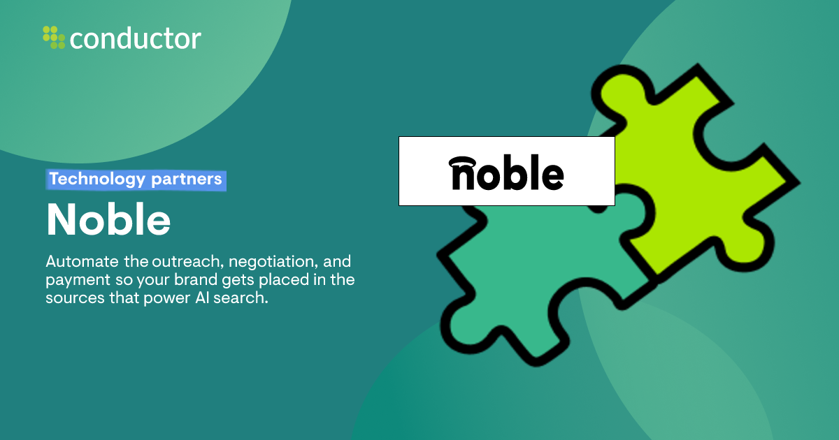 Noble Technology Partner | Conductor