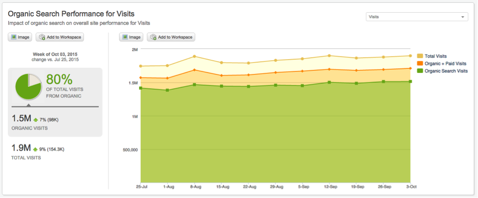 Organic Search Performance Dummy