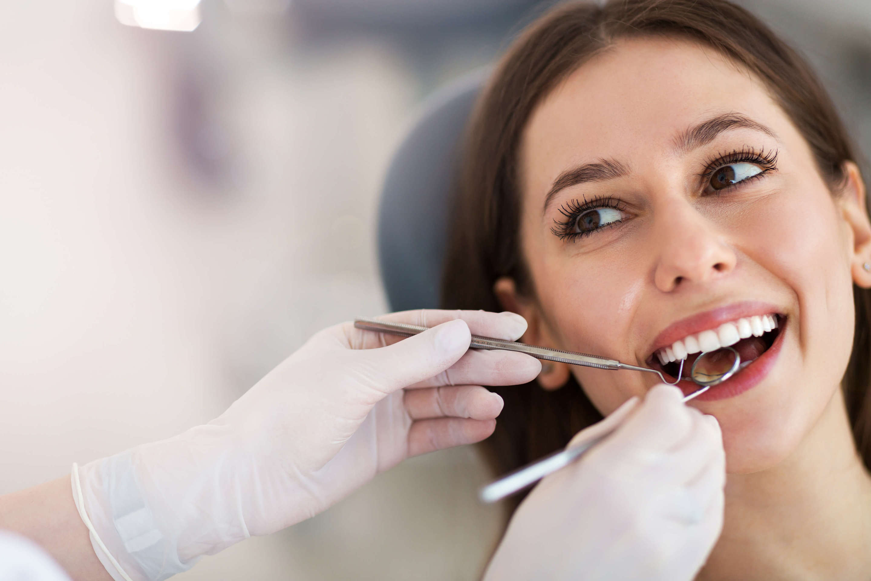 Nobel Biocare Woman Having Teeth Examined