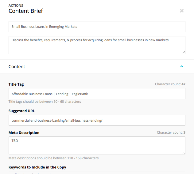 Conductor Content Brief