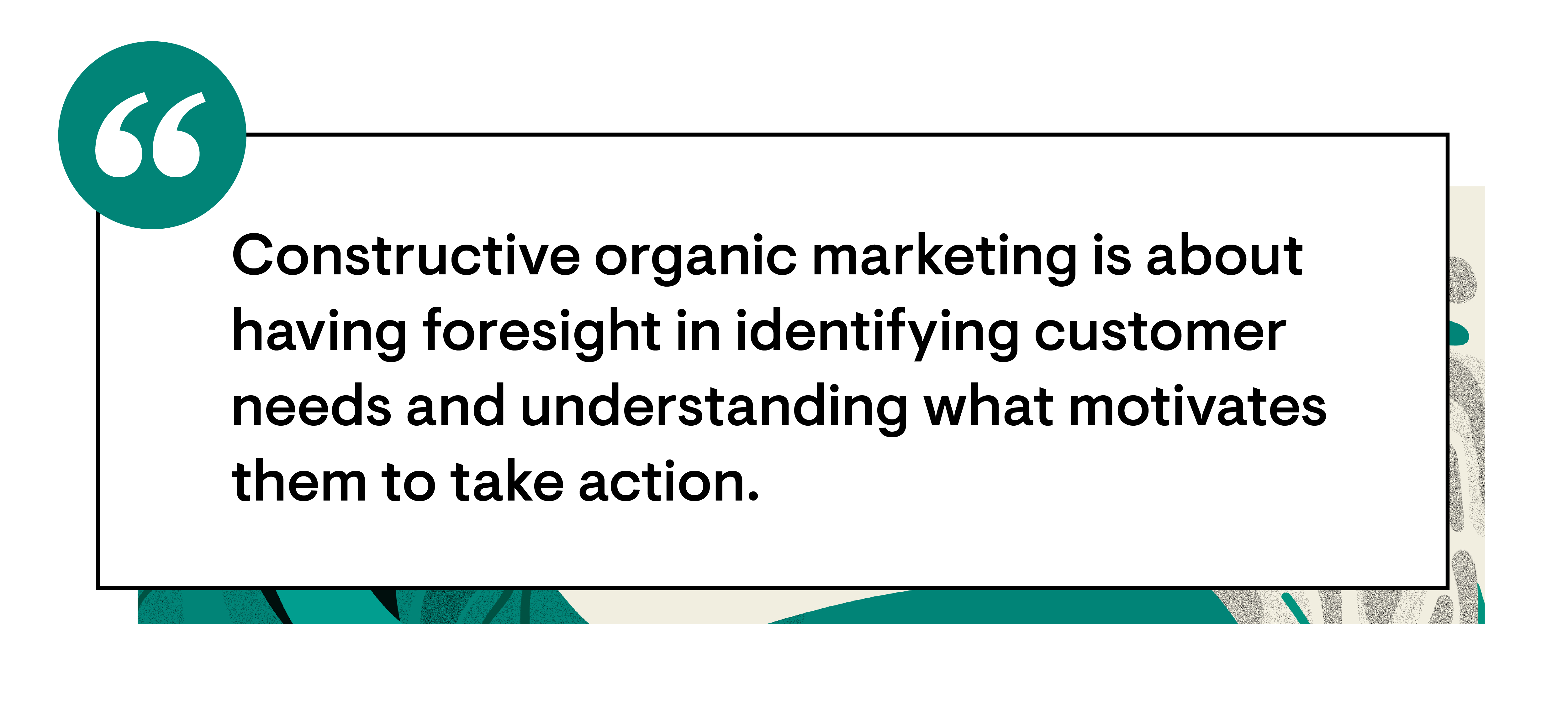 What is organic marketing