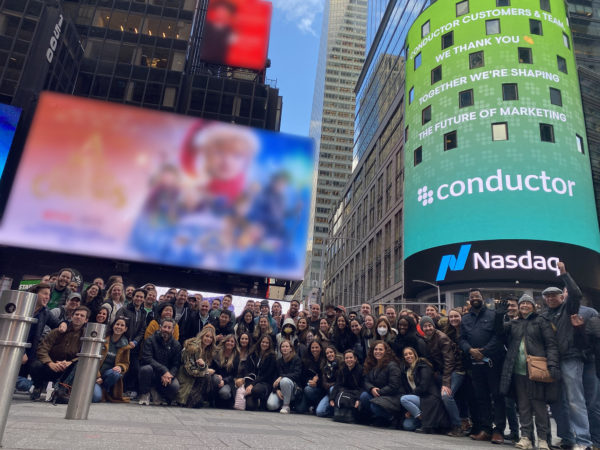 Conductor Team At Nasdaq Billboard