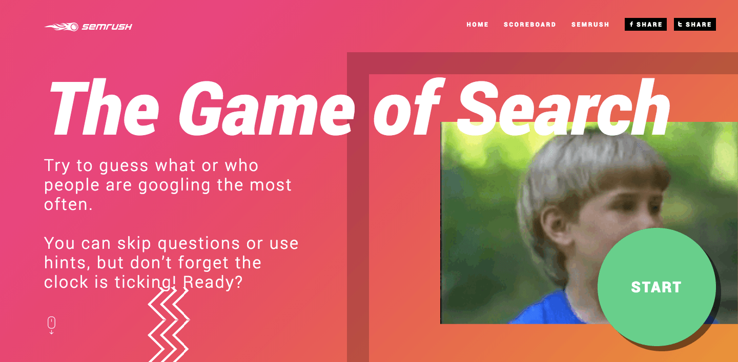 game of search
